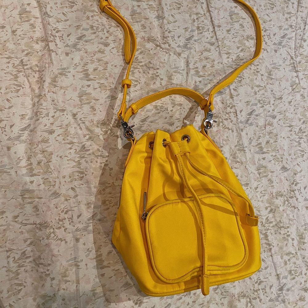 Forever21 Yellow Bucket Purse
